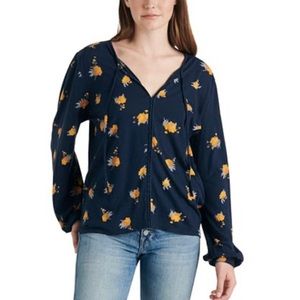 NWT Lucky Brand Floral Top